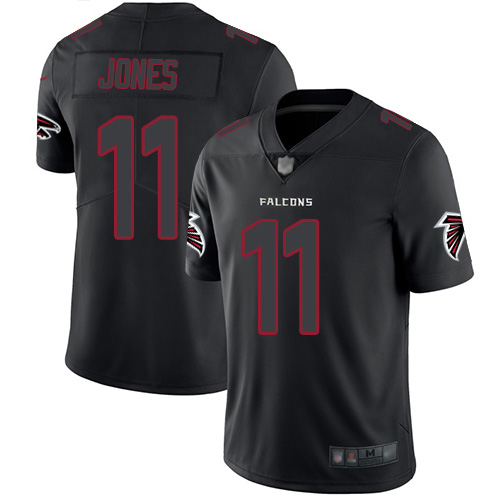 Atlanta Falcons Limited Black Men Julio Jones Jersey NFL Football #11 Rush Impact->atlanta falcons->NFL Jersey